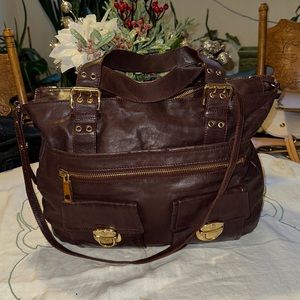 Auth Marc Jacobs Stella bag in burgundy